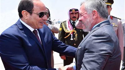 السيسي: استمرار التشاور وتعزيز العلاقات بين مصر والأردن على شتى الأصعدة