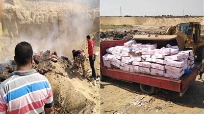 صحة الشرقية: إعدام 8 أطنان أغذية مستوردة لعدم الصلاحية بالعاشر من رمضان