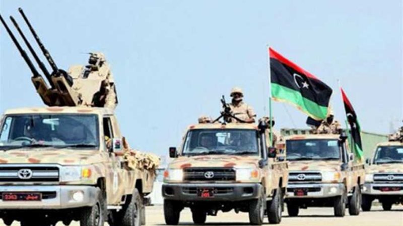 الجيش الليبي يدمر