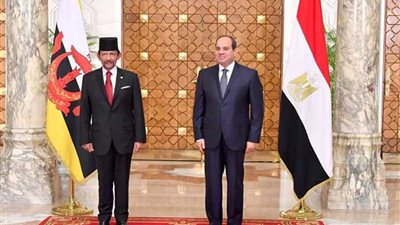 المتحدث الرئاسي: سلطان بروناي يشيد بإنجازات مصر خاصة في مكافحة الإرهاب
