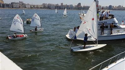 انطلاق بطولة الجمهورية للقوارب الشراعية بالإسكندرية