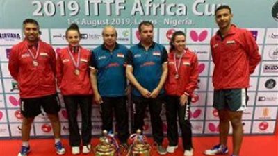 تعرف على قائمة فراعنة تنس الطاولة بدورة الألعاب الإفريقية بالمغرب