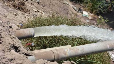 تطهير شبكات مياه الشرب بقها