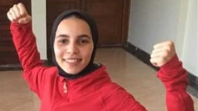 ميرنا هشام تحصد الميدالية