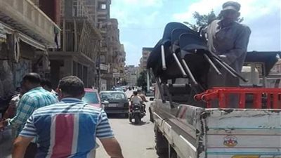 رفع وإزالة 3109 تعديات وإشغال طريق بالبحيرة