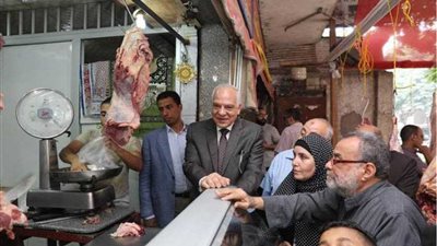 حملات لضبط اللحوم والسلع غير الصالحة بالجيزة
