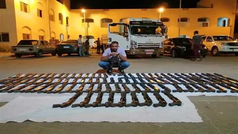 ضبط 100 بندقية خرطوش