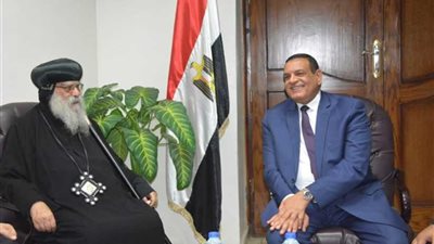 محافظ البحيرة يستقبل المهنئين بعيد الأضحى