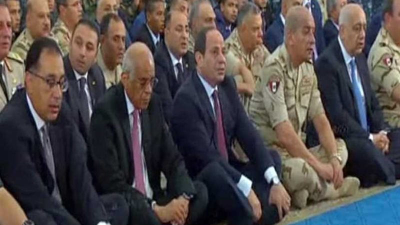 الرئيس السيسي يؤدي