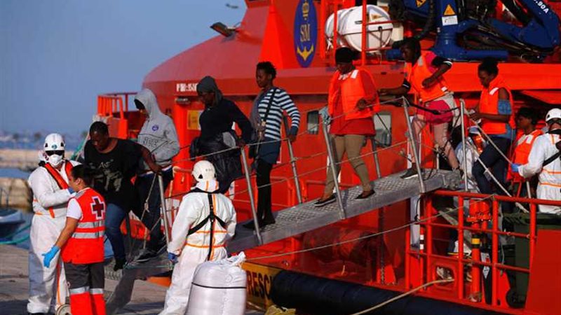 سفينة إغاثة إسبانية: