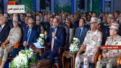 السيسى يكلف بحل مشاكل محور المحمودية فى 3 أيام