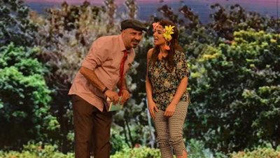 إدوارد وروجينا وميمي جمال مع محمد سعد في ليلة خاصة من 