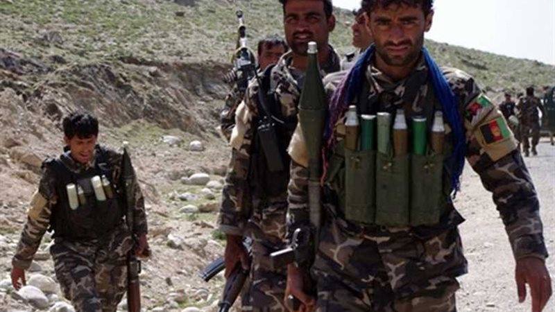 القوات الأفغانية