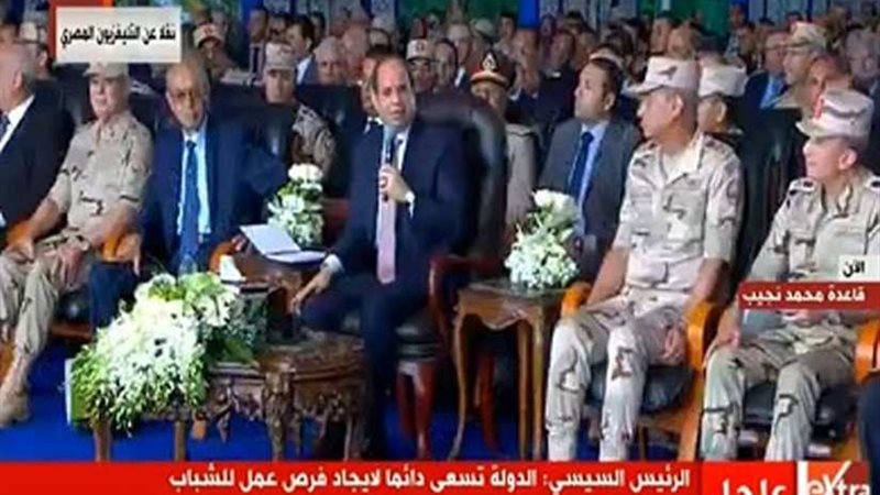 السيسي للمعتدين على