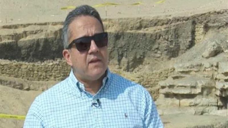 وزير الآثار يتفقد