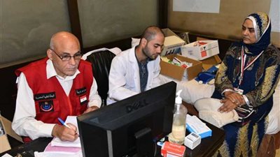 عيادات البعثة الطبية للحج تستقبل بـ