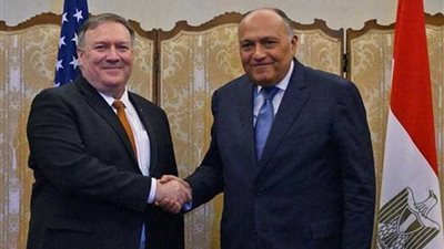 شكري ونظيره الأمريكي يؤكدان استمرار التنسيق في مجال محاربة الإرهاب