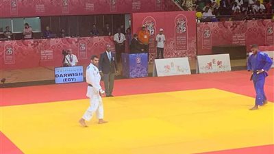 رمضان درويش يحقق ذهبية الجودو في دورة الألعاب الإفريقية