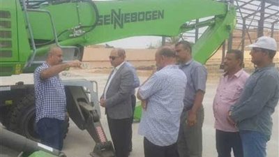 سكرتير المنوفية يتابع تنفيذ مصنع تدوير القمامة
