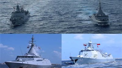 القوات البحرية المصرية والصينية تنفذان تدريبا بحريا عابرا بالبحر المتوسط