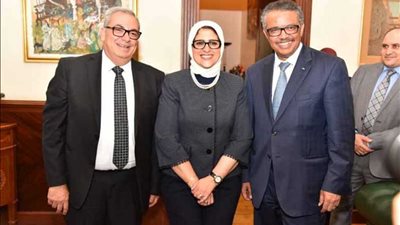في اليوم الثاني لزيارته لمصر.. وفد منظمة الصحة العالمية يتفقد غرفة 100 مليون صحة