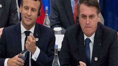 رئيس البرازيل يتهم نظيره الفرنسي باستغلال حرائق الأمازون لتحقيق مكاسب شخصية