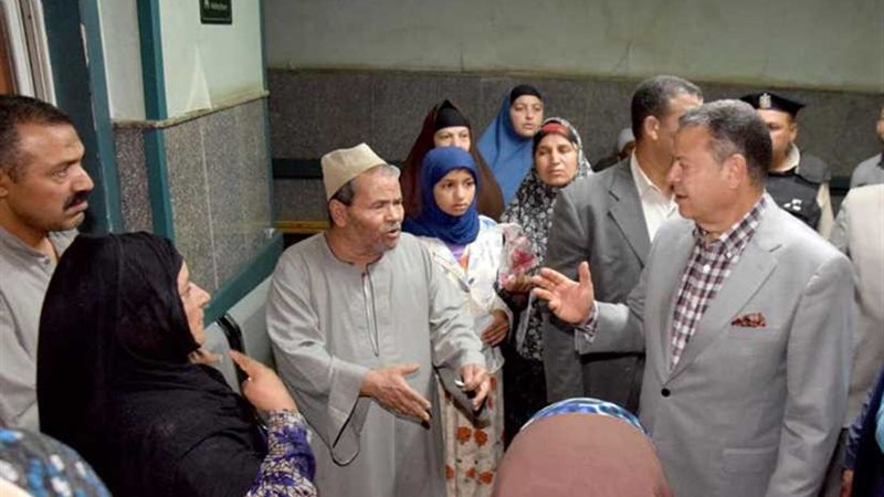 محافظ بني سويف يفاجئ