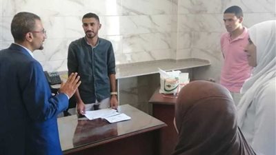 بدء المسح الطبي وتحليل فيروس سي للطلاب الجدد في جامعة العريش