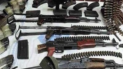 ضبط تاجر بأطفيح بحوزته أسلحة نارية