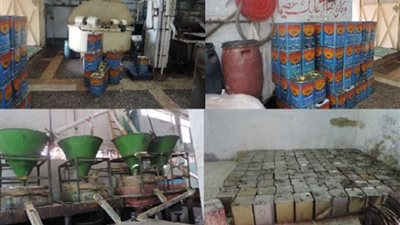 ضبط مصنعين بدون ترخيص بدمنهور ينتجان سلعا مجهولة المصدر