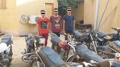 1/8 دستة أشرار.. كونوا تشكيلًا لسرقة الدرجات النارية بـ”المنوفية“