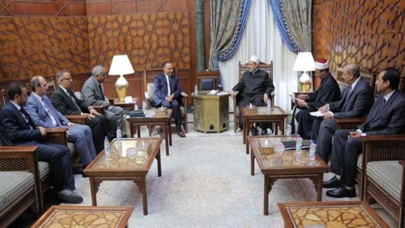 شيخ الأزهر يستقبل