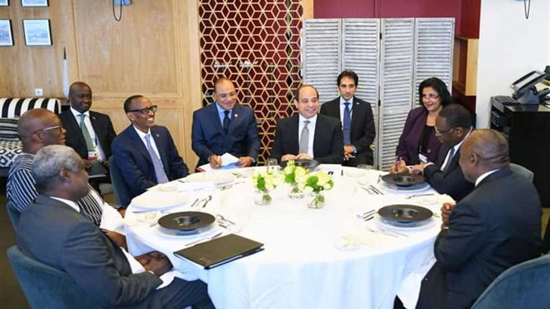 الرئيس السيسي يستقبل