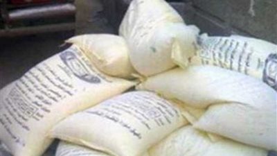 ضبط 2.7 طن دقيق مدعم قبل تهريبها في حلوان