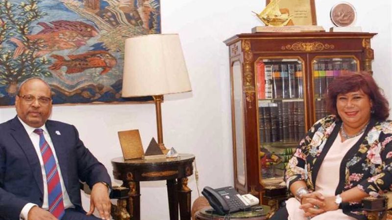 وزيرة الثقافة تلتقي