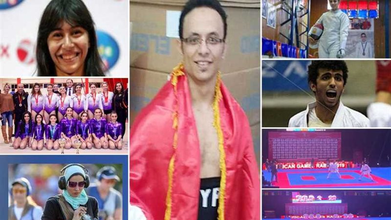 أبطال مصر تتوج بالذهب