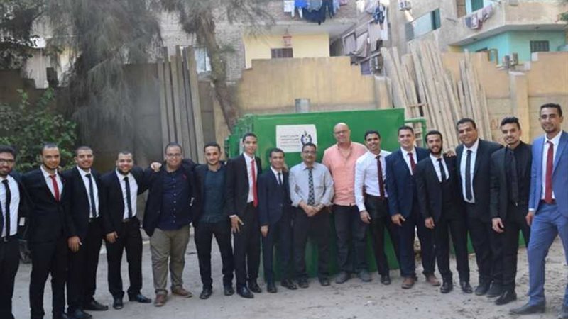 طلاب هندسة المطرية