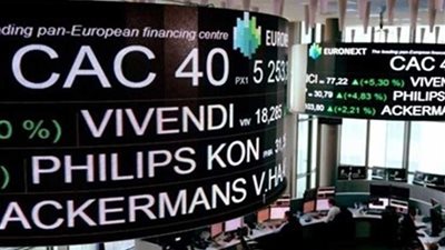 بورصة باريس تغلق على تراجع