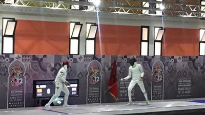 احمد سيد يحقق فضية سلاح المبارزة بدورة الألعاب الإفريقية