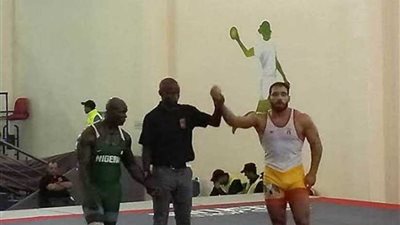 خالد مسعود يحقق برونزية 86 كجم في المصارعة الحرة