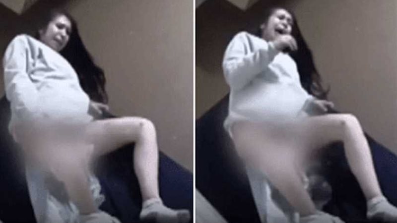 حامل تلد وحدها في