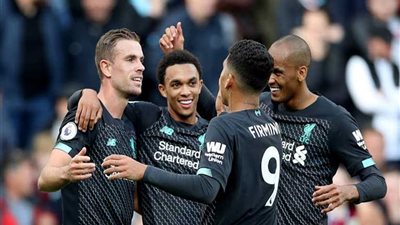 ليفربول يتفوق على بيرنلي 2/0 في الشوط الأول