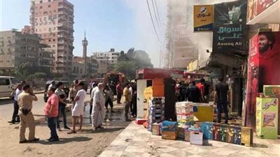 السيطرة على حريق شب في 