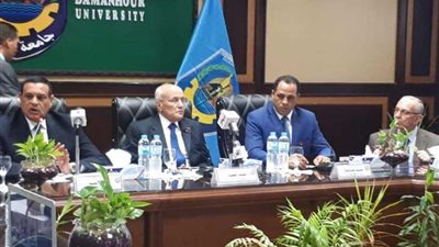 وزير الدولة للإنتاج الحربي ومحافظ البحيرة يشهدان بدء أعمال المستشفى الجامعي وكلية طب جامعة دمنهور