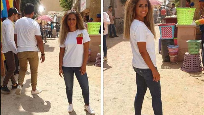 منة فضالي في كواليس