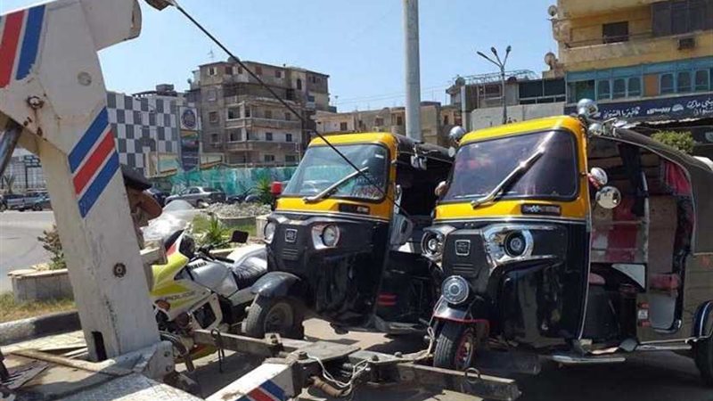 مصادرة 43 توك توك