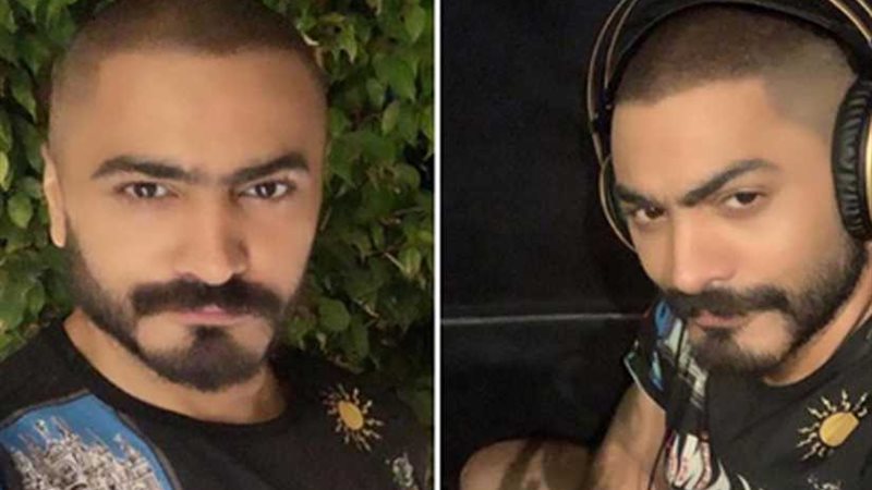 تامر حسني يحلق شعره