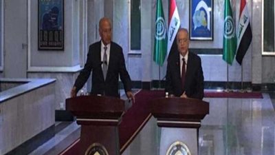 أبوالغيط يبحث مع وزير الخارجية العراقي الوضع في اليمن وسوريا