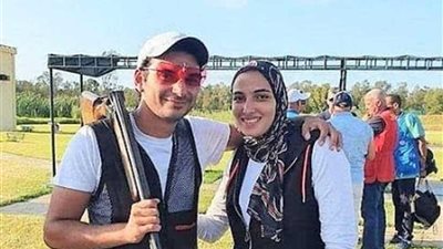 نون النسوة الذهبية (8).. ماجي عشماوي تُكلل قصة حبها بذهبية الزوجي المختلط