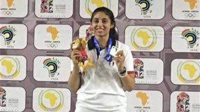 ندي حافظ بطلة السلاح :البيت كله كان بيشجعني